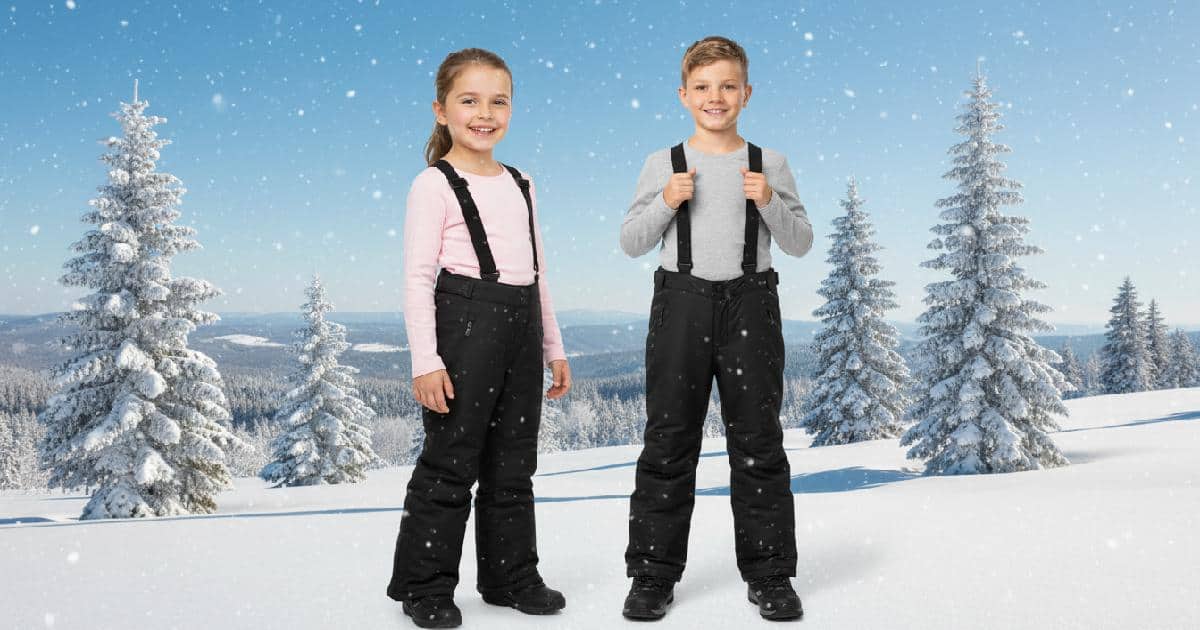 Chlapecké lyžařské kalhoty – dětské oteplováky na sníh a lyžován